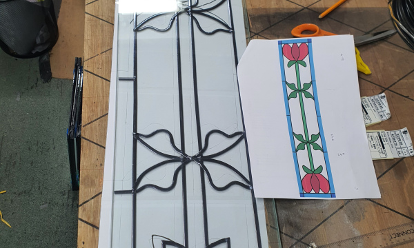 Stained Lead Glass